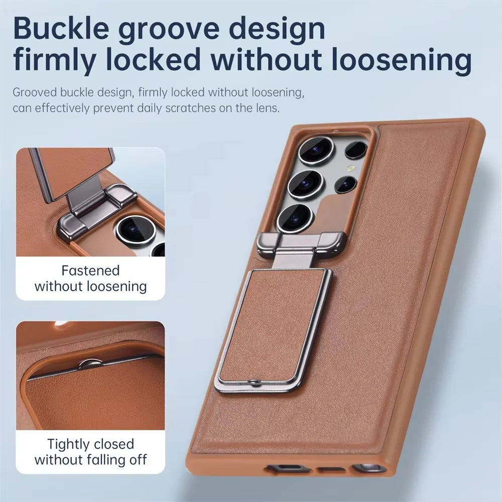 Case Samsung Business Leather Flip Stand