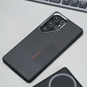 Case Samsung Carbon Fiber Alloy MagSafe