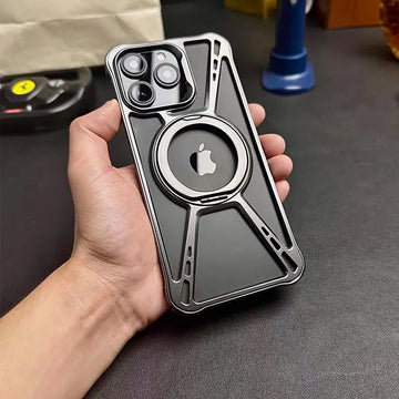 Invisible metal case Iphone with maximum protection with MagSafe
