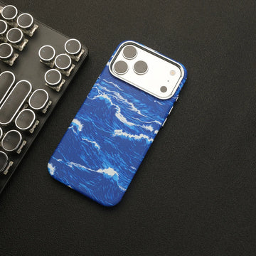 Case iPhone Carbon Fiber Wave MagSafe