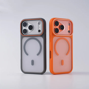 Case iPhone Frosted Lens Matte MagSafe