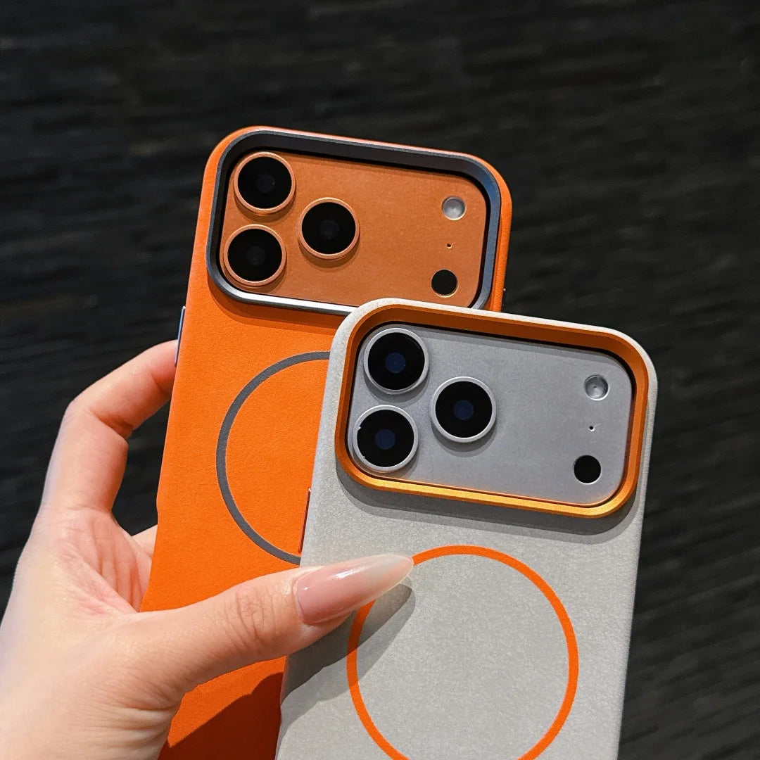 Case iPhone Elephant Skin Leather MagSafe