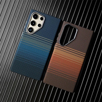 Case Samsung Carbon Fiber Woven MagSafe