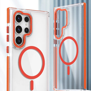 Samsung Transparent Case with complete protection and wireless charging