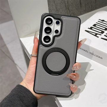 Case Samsung Leather Magnetic Stand