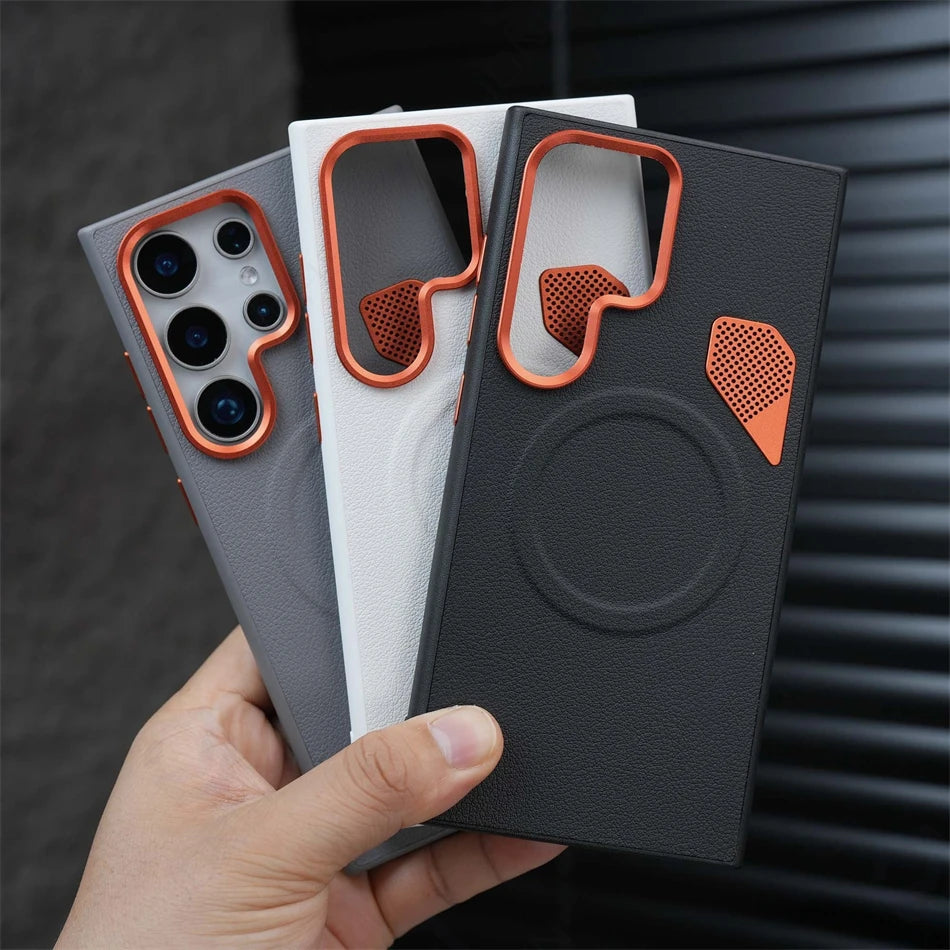 Case Samsung Business Leather MagSafe